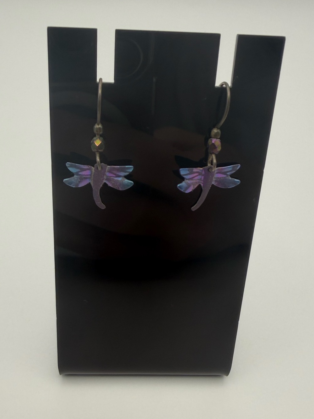 Holly Yashi Purple Dragonfly Dangle Earrings - Women Jewelry